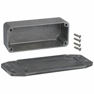 1590BFL - Boîte de Projet 4.4X2.3X1.2IN Aluminium Moulé sous Pression