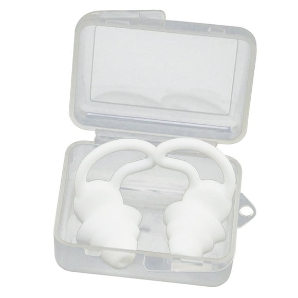 Bouchons d'Oreilles de Natation en Silicone Souple, Étanches et Réutilisables, Bouchons d'Oreilles de Natation pour Adultes, Réduction du Bruit, Bouchons d'Oreilles pour Dormir, Travail du Bois, Voyage, Douche, Bain