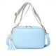 thumbnail image 1 of Bolso bandolera pequeño de PU de gran capacidad para niñas con un solo hombro Azul cielo, 1 of 5