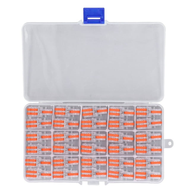 Conectores de empalme, 30PCS Cable de empalme rápido Divisor de cable transparente Bloque de terminales rápido Rendimiento de alta gama