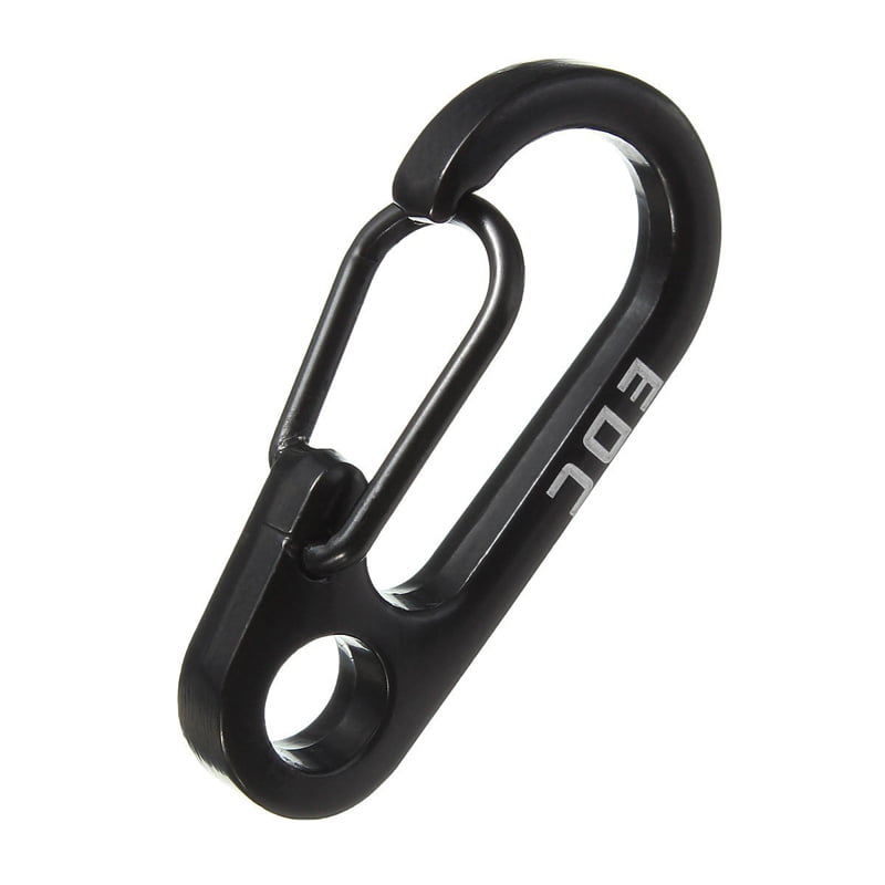 Mini Carabiner EDC Gear Snap Spring Clips Hook Outdoor Keychain Climbing Tool 