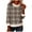 #04 Khaki 【PICK YOUR FAVORITES & STOCK UP】, variant on Women's Print Fashion Loose Casual Pullover Long Sleeved Round Neck Blouses Tops Shirts Tunic Crewneck Loose Fit Solid Color Soft Casual Daily Wear Work Office Vacation Fashion Essential Gift for Wom