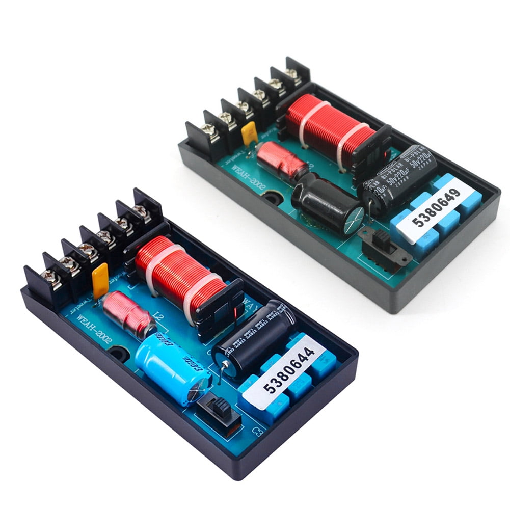 120W Speaker Frequency Divider 2 Way Cars Audio Speakers Crossover Filter