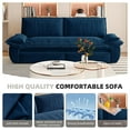 thumbnail image 5 of Homy Casa 3-in-1 Convertible Sofa Bed, Queen Size Sleeper Sofa for Living Room, Apartment, 5 of 11