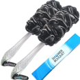 thumbnail image 1 of Paquete de 2 lufas para ducha Back-Scrubber con carbón, 1 of 8
