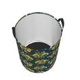 thumbnail image 3 of Goofa Sunflowers Printed Circular Hamper,Laundry Basket with Handles,Storage Baskets Foldable,Large Capacity Laundry Hamper-, 3 of 8