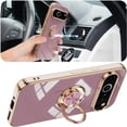 thumbnail image 2 of Case for Google Pixel 7A,[Built-in Rotatable Magnetic Kickstand] Plating Edge Soft TPU Slim Drop Protection Shockproof Phone Case for Google Pixel 7A 5G,6.1 inch 2023 (Purple), 2 of 14