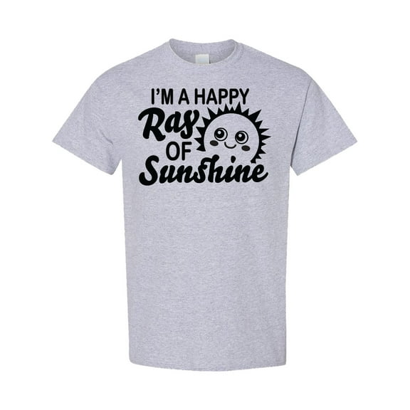 Inktastic Im a Happy Ray of Sunshine with Happy Sun T-Shirt