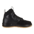 thumbnail image 2 of Nike Lunar Force 1 Duckboot Black Metallic Silver Anthracite Wheat Gum, 2 of 5