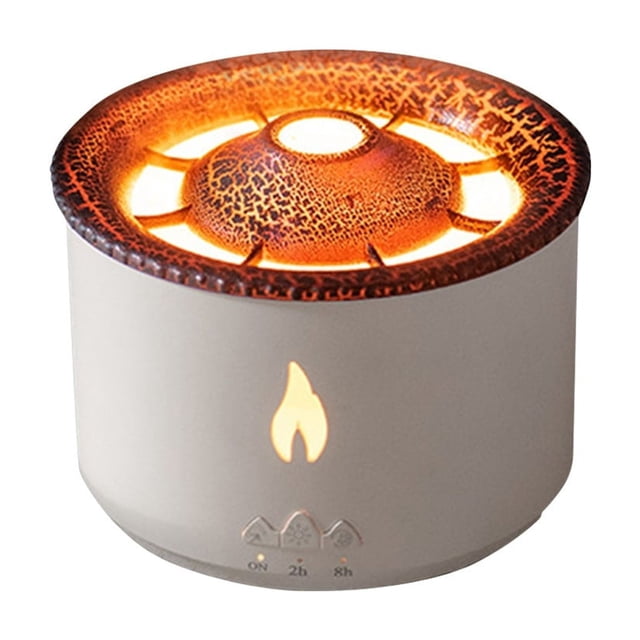Limited Time Offer! Simulated Flame Humidifier Volcano Jellyfish Aromatherapy Machine Flame Aromatherapy Machine