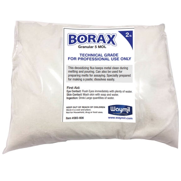 Borax Flux For Casting Jewelry Melting Gold-Silver Granular Glaze Crucible 2lbs