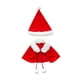 thumbnail image 3 of 2 Piezas de Muñecas de Moda Perfecl Sombrero de Navidad Trajes Ropa en Miniatura para Muñecas de 20 cm, 3 of 8