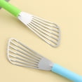 thumbnail image 5 of kkbbma under $5 2Pcs Stainless Steel Spatula, Stainless Steel Slotted Turner Spatula, Fish Spatula for Flipping Burgers Pancakes, Kitchen Spatula for Non Stick Pans, 5 of 9