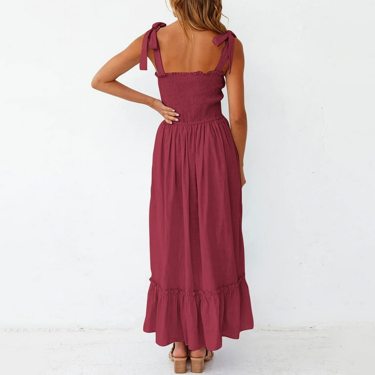 Summer Dresses Thick Strap Maxi Dress Maxi Casual Dresses For Women  Nordstrom