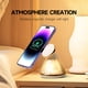 thumbnail image 5 of Lámpara de escritorio con luz nocturna y cargador inalámbrico para escritorio con soporte magnético para iPhone, 5 of 7