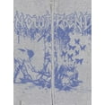thumbnail image 3 of hirigin Women Hooded Coat, Long Sleeve Butterfly Print Pockets Zipper Fall Spring Street Casual Coat, S-M-L-XL-XXL, 3 of 5