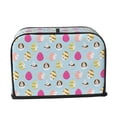 thumbnail image 7 of Rateoe Happy Easter Pattern Toaster Covers 2 Slice Wide Slot,Bread Machine Cover,Bread Dust Cover & Fingerprint Protection,Appliance Covers, 7 of 7