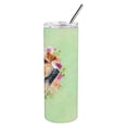thumbnail image 3 of Carolines Treasures CK4352TBL20 Welsh Terrier Green Flowers Stainless Steel 20 oz Skinny Tumbler 20 oz multicolor, 3 of 3