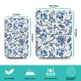 thumbnail image 4 of Flower Pattern Coffee Bar Mat 2-Pack - Floral Green Aesthetic Absorbent Non-Slip Mat for Espresso Machine, Multi-Purpose Countertop Protector with 4-Layer Waterproof Design, 4 of 4