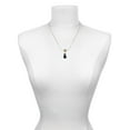thumbnail image 3 of Delight Jewelry Silvertone Large 2-D Black Cat Back Mia Monkey Charm Necklace, 3 of 4