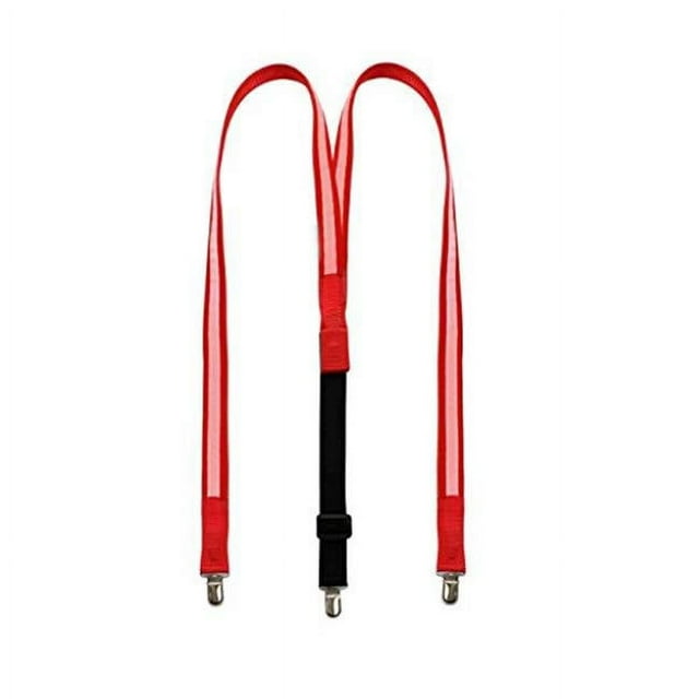Blinkee RERLSS23 Rechargeable LED Suspenders USB, Red