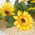 thumbnail image 3 of 4PCS Artificial Sunflower Garland Decor Sunflower Vine Hanging Flowers Garland Home Wedding Party Decoration A, 3 of 5