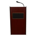 thumbnail image 2 of Oklahoma Sound 50W Modern Wood Aristocrat Sound Lectern in Mahogany, 2 of 7
