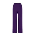 thumbnail image 5 of Roncen Women's Sporty Casual Jogger Pants - Elastic Waist Colorblock Trousers for Spring Summer, 5 of 6