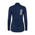 thumbnail image 2 of Adidas - Women's 3-Stripes Double Knit Full-Zip - A483 - Team Navy Blue/ Grey Two, 2 of 2