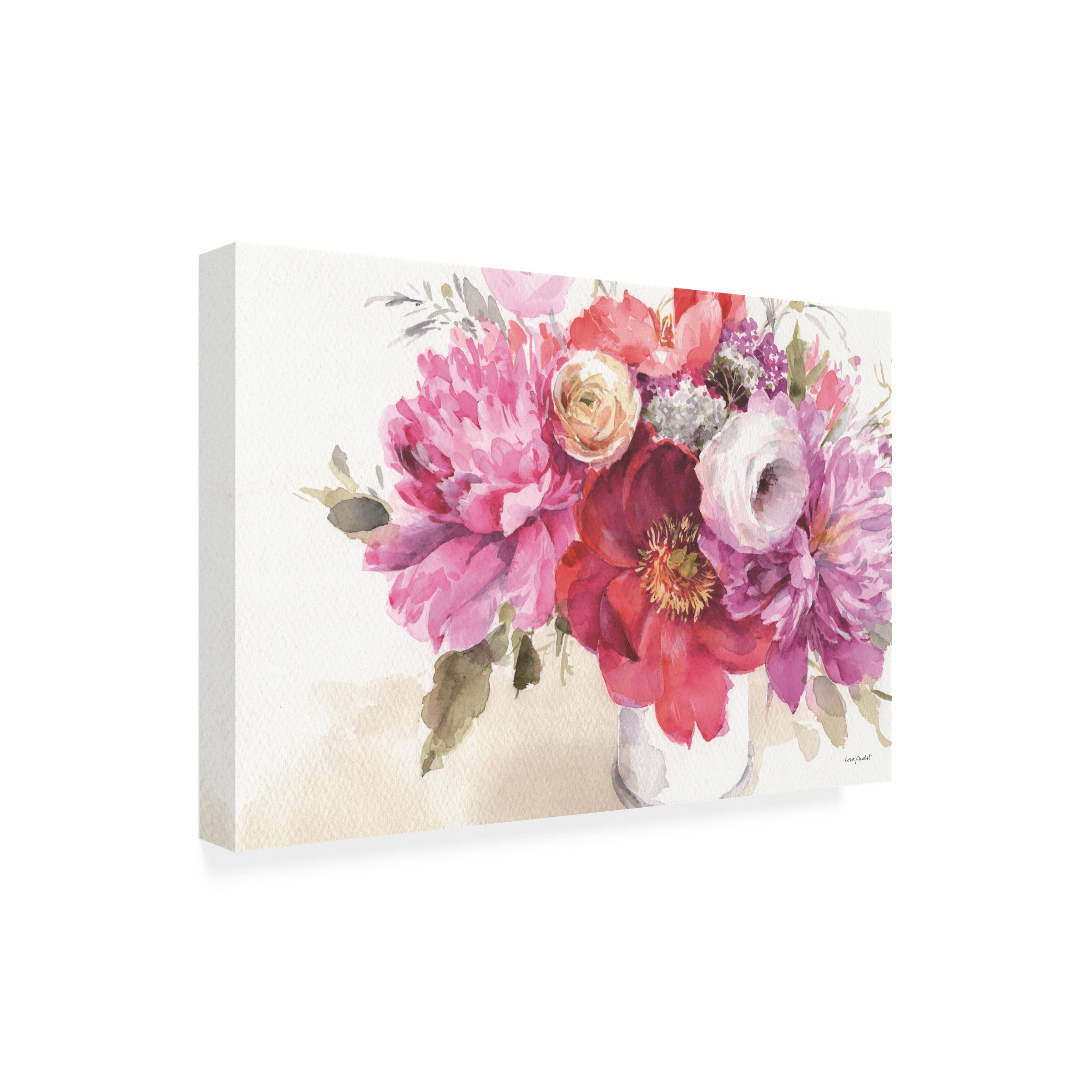 Lisa Audit 'Obviously Pink 01A' Canvas Art