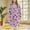 Purple, variant on FAHXNVB Robes For Women Long Sleeve Flannel Fleece Soft Fluffy Bathrobe With Pockets Cute Hearts Printed Winter Warm Plush Cozy Spa Robe