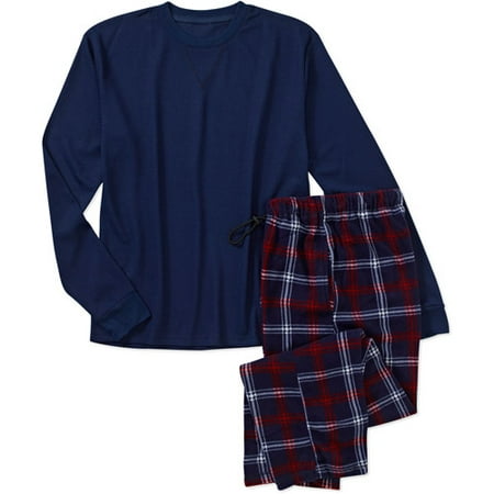 Big Men's Long Sleeve V-neck Thermal And