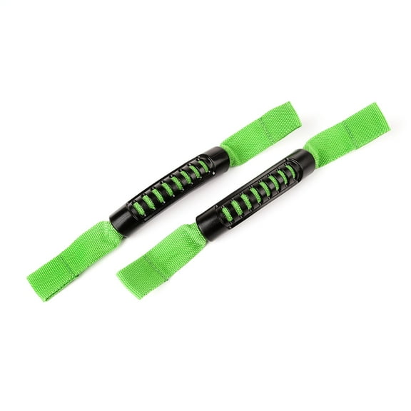 Rugged Ridge by RealTruck Grab Handles for Wrangler JK | Seat Mounted, Green | 13305.19 | Compatible with 2007-2018 Jeep Wrangler JK