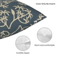 thumbnail image 5 of YFYANG Square Decorative Throw Pillow Case (Without Pillow Insert), Vintage Flower Vine Graffiti Bedroom Sofa Car Cushion Cover, 18"x18", 5 of 9