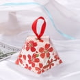 thumbnail image 4 of Inteprter Caja de dulces de estilo europeo, joyería de boda, embalaje de regalo, contenedor de galletas, estuche con estampado de flores para Almacenamiento y organización del hogar Rojo, 4 of 6