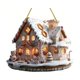 thumbnail image 2 of 2D Flat Christmas Snowhouse Pendant Holiday Decoration Pendant Holiday Decoration Pendant, 2 of 6