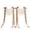 Khaki, variant on Gytml Lace Wedding Chair Back Decor 2Pcs Tulle Chair Sash With Red Satin Bow Wedding Chair Ornament Chair Back Accessory For Outdoor Wedding & Garden Party(Pink-12.99X17.72Inch)
