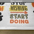 thumbnail image 6 of Ambesonne Fitness Place Mats Set of 4, Positive Words, Standard Size, Orange Yellow Black, 6 of 6