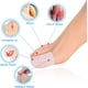 thumbnail image 5 of Protección para el dedo gordo del pie, 12 piezas de punteras transpirables, 3 tamaños de protector impermeable para los dedos de los pies para aliviar el dolor de pies y contra las ampollas y los cal TUNC Sencillez, 5 of 5