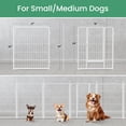 thumbnail image 4 of Parque infantil para perros Simple Deluxe, 32 cm de altura, 8 paneles, antioxidante, 4 of 7