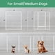 thumbnail image 4 of Parque infantil para perros Simple Deluxe, 32 cm de altura, 8 paneles, antioxidante, 4 of 7