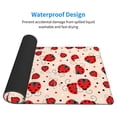 thumbnail image 3 of Naloa Red Ladybug Gaming Mouse Pad Large Mouse Mat Long Extended Desk Pad Non-Slip Rubber Mice Pads Stitched Edges Thin Pad (16x29.5 Inch), 3 of 8