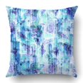 thumbnail image 1 of RYLABLUE Blue Floral Pattern Rough Allover Textures Splash Roses Pillowcase Pillow Cushion Cover 18x18 inch, 1 of 1