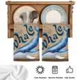 thumbnail image 5 of Vintage Whale Kitchen Towels Set of 3, Brown Nautical Anchor Bubbles Coastal Absorbent Dish Towels for Kitchen, Microfiber Hand Towel, Quick Drying Tea Towel for Cleaning Decorative Dishcloths, 5 of 7
