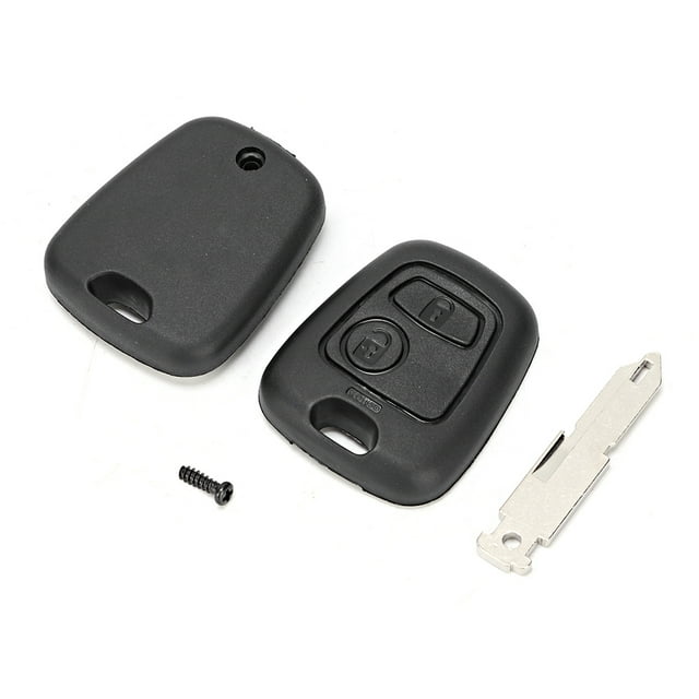 Carcasa para llave de 2 botones, funda para llave de coche, accesorio de repuesto apto para Peugeot 206 306 307 Jadeshay A