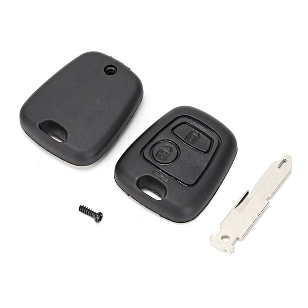 Carcasa para llave de coche de 2 botones Accesorio de repuesto para Peugeot 206 306 307