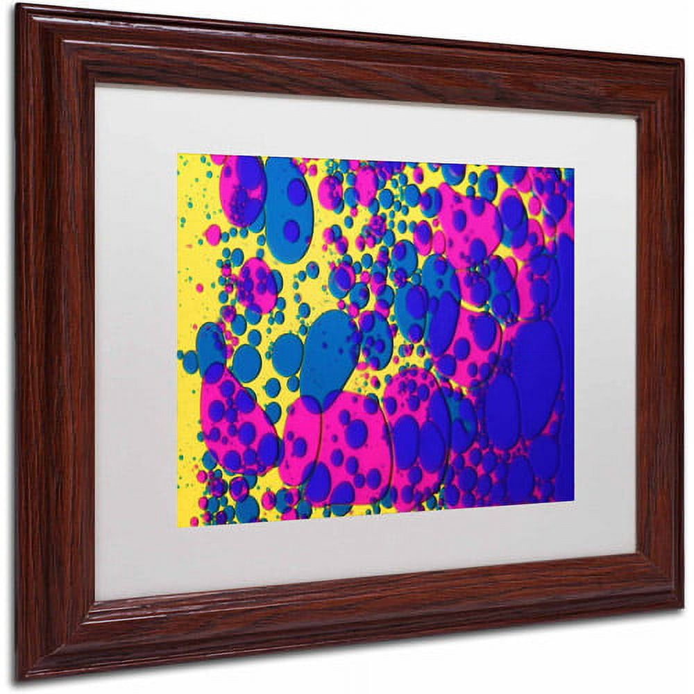 Trademark Fine Art "Colour Fun VI" Canvas Art by Beata Czyzowska Young, White Matte, Wood Frame