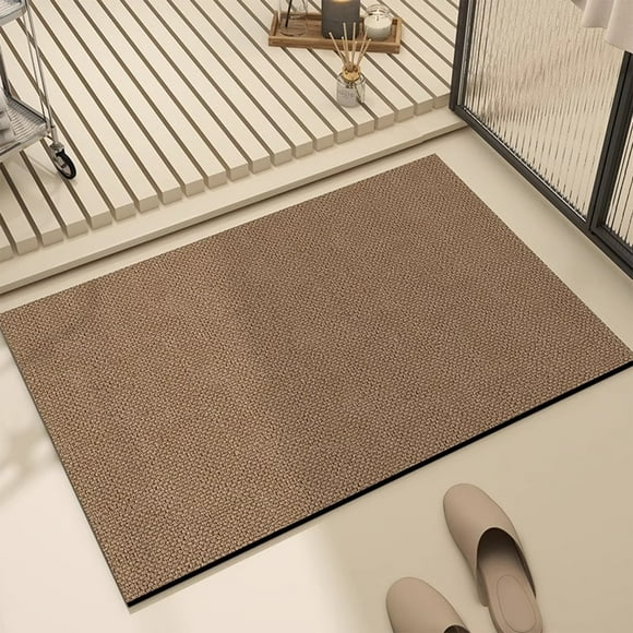 TopLLC Home Decor, Room Decor, Wall Decor Diatomite Floor Mat Household Bathroom Absorbent Door Mat Bathroom Diatomite Foot Mat Non Slip Floor Mat Absorbent Drying Mat Diatomite floor mats