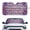 American Flag with Paw Print Pattern, variant on Uourmeti Winking Eye Pixelated Geometric Windshield Sun Shade - UV & Heat Block Foldable Cover for Cars, SUVs & Trucks - Stylish Automotive Interior Accessory