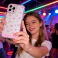 thumbnail image 1 of Vibrant LED Bowknot Phone Case, Built-in Light Up Phone Cases, Multiple Pattern & Flash Modes, Castle Phone Cases for iPhone 13/14/15/16/17, Perfect for Daily Use (iPhone XR,Heart), 1 of 8